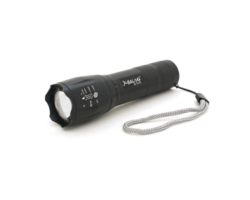 Ліхтарик Bailong BL-29, 3+1 режим, алюміній, вбудований акумулятор, USB кабель, Box