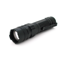 Ліхтар ручний POWERMASTER MS-811, 1LED Cree Q5, 10W, 3 режими, ZOOM, 18650/2400 вбудований, Black, IP44, microUSB, 121х29х25мм, BOX