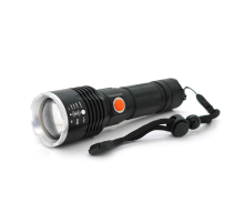 Ліхтар ручний Bailong P07-P50, 1LED Cree XHP50.2, 19W, 5 режими, ZOOM, 18650/8800mah, Black, IP40, кабель USB-micro, 160х45х32мм, BOX