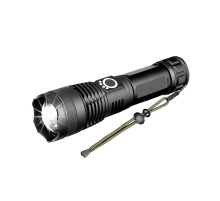 Ліхтар ручний Voltronic XHP50, 1LED Cree XHP50.2, 19W, 5 режими, ZOOM,26650/5000mah/3xААА, Black, IP40, кабель USB-micro, 170х40х35мм, BOX