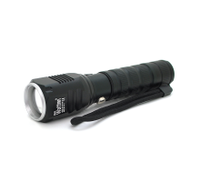 Ліхтар ручний Watton WT-087, 1LED Cree T6, 10W, 5 режимів, 18650/2800mah (перехідник 3*AAA), Black, IP44, СЗУ + АЗУ, 120х33х33мм, BOX