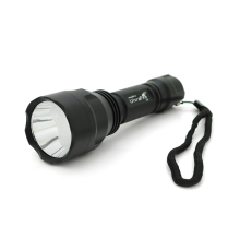 Ліхтар ручний UltraFire C8-T6, 1LED T6, 3W, 5 режимів, 18650/2800mAh, Black, IP44, СЗУ, 149х45х26мм, BOX