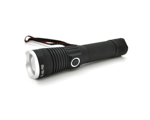 Ліхтар ручний BAILONG BL-A92-P50, 1LED P50, 10W, 3 режими, 18650 немає в комплекті, Black, IP44, USB-Type-C, 154х36х28мм, BOX Ліхтар ручний BAILONG BL-A92-P50, 1LED P50, 10W, 3 режими, 18650 немає в комплекті, Black, IP44, USB-Type-C, 154х36х28мм, BOX