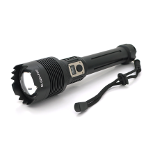 Ліхтар ручний Bailong BL-G201-P360, 1LED XHP360, 50W, 5 режими, ZOOM, 2x26650/8800mah, Black, IP40, кабель USB-Type-С, 270х60х36мм, BOX