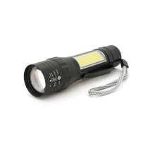 Фонарик Bailong BL-19, 3+1 режим, алюминий, встроенный аккум,USB кабель, Box