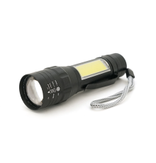 Фонарик Bailong BL-19, 3+1 режим, алюминий, встроенный аккум,USB кабель, Box