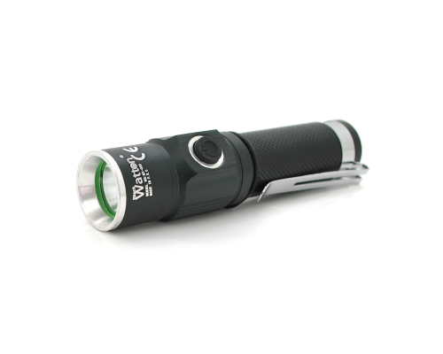 Ліхтар ручний Watton WT-089, 1LED CREE Q5, 3W, 3 режими, Black, IP40, СЗУ, 100х26х26мм, BOX