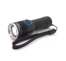 Ліхтарик ручний Bailong R-842, CREE T6, Zoom, 3 режими, алюміній, акум 14500, USB кабель, 126х30х24, BOX