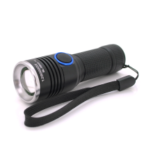 Ліхтарик ручний Bailong R-842, CREE T6, Zoom, 3 режими, алюміній, акум 14500, USB кабель, 126х30х24, BOX