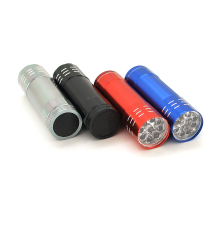 Ліхтарик ручний 3A-9LED, 2 режими, живлення 3*AAA (немає в комплекті), 80х22х22, Blister