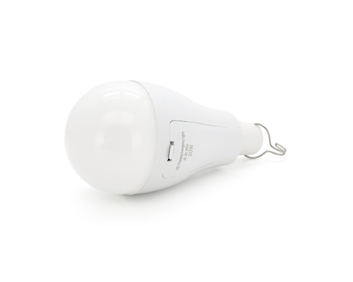 Лампочка з акумуляторами 2*18650 Emergency Led Bulb, 15W, E27, 1000K, Box