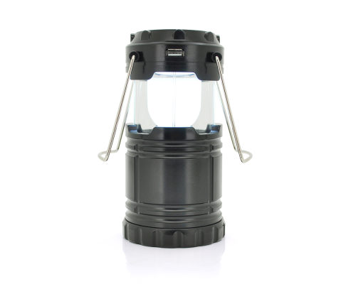 Лампа-ліхтар SH-5800T, 6+1LED, 1+1режим, корпус-алюміній, ударостійкий, 220V+Solar, вбудований аккум 800mAh, Mix Color, BOX