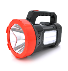 Ліхтар пошуковий Silver Toss ST-6678, 1LED+14SMD T6, 10W, 1+1 режим, 6000mah, Black/Red, IP40, кабель 220В, 220х140х170мм, BOX