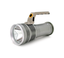 Ліхтар пошуковий GLH-3405, 1LED T6, 10W, 3 режими, 2*18650, Silver, IP40, СЗУ, перехідник, 150х65х95мм, BOX Ліхтар пошуковий GLH-3405, 1LED T6, 10W, 3 режими, 2*18650, Silver, IP40, СЗУ, перехідник, 150х65х95мм, BOX