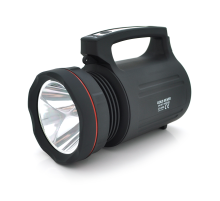 Ліхтар пошуковий Gold Silver GS-8006, 1LED T6, 15W, 4 режими, 8000mah, Black, IP40, СЗУ+АЗУ, 195х100х140мм, BOX