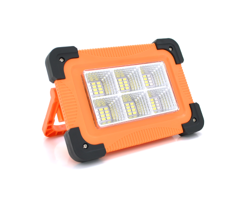 Переносний ліхтар-прожектор Leovin LE-068+Solar (30W), 36 LED(SMD), 4 режими, вбудований акумулятор, заряд від 5V, USB вихід,Box