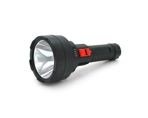 Ліхтарик ручний POWERMASTER HY-789, 1Led CreeXPE, 18650, IP40, 3-реж., microUSB., 195х80х35, BOX