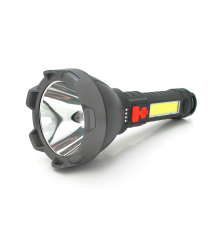 Ліхтар ручний LANTERNA ZJ-05, 1W Led CreeXPE+COB, 3+1 режим, вбудований аккум, корпус міцний пластмас, індикатор, USB кабель, IP40. 190х83х34, Box