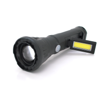 Ліхтарик ручний LATERNA JPL-2182A, 5W CREE Q5+COB, Zoom, 2+1 режим, вбудований акумулятор, IP40, 200х65х40. Blister