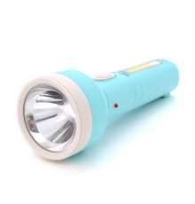 Ліхтарик ручний LATERNA ST-8653, 1W, 1Led+COB, 1+1 режим, вбудований аккум, корпус пластик, 220V, IP40, 185х63х35, Blister