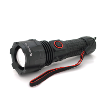 Ліхтар ручний Bailong BL-A88-GT100, 1LED GT1000, 3W, 3 режими, ZOOM,26650/8800mah, Black, IP40, кабель USB-Type-C, 190х50х35мм, BOX