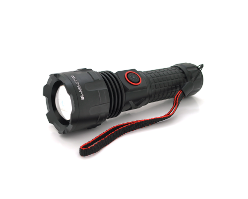 Ліхтар ручний Bailong BL-A88-GT100, 1LED GT1000, 3W, 3 режими, ZOOM,26650/8800mah, Black, IP40, кабель USB-Type-C, 190х50х35мм, BOX