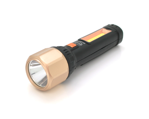 Ліхтар ручний ZHONGYONG ZY-2021, Solar, LED CreeXPE+COB, 2 режими+COB, microUSB, USB вихід, 175х50х32, IP40 , OEM