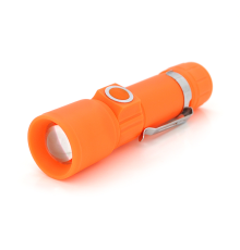 Ліхтар ручний POWERMASTER MX-616S, 1LED Cree Q5, 10W, 3 режими, ZOOM, 18650/2400 вбудований, Mix color, IP44, USB, 113х29х25мм, BOX