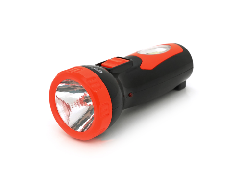 Ліхтарик ручний POWERMASTER BEJ-8866, 2 режим, вбудований акумулятор, 1 led+COB, IP40, заряд 220V, 130х50х40 Blister