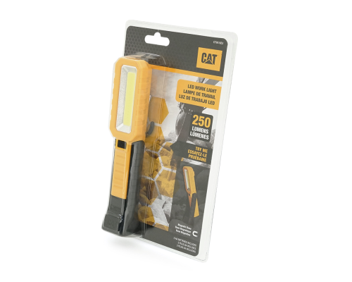 Ліхтар CAT CT9016EU, 250LM, 2 режими, живлення від 3*АА, магніт, Blister