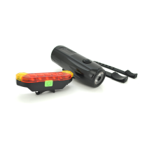 Набір ліхтарик+ стоп QX-T0703, 3+4 режими, Box