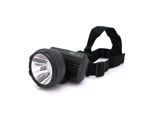 Фонарик налобний YAJIA YJ-1836, 1LED, 2 режими, 800 mAh, кабель для зарядки 220V, BOX