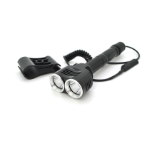 Ліхтар підствольний Bailong BL-Q2822, 2LED Cree XML-T6, 6W, кабель з кнопкою, 2х18650/8800mah, Black, IP56, СЗУ+АЗУ, 206х65х32х26мм, BOX