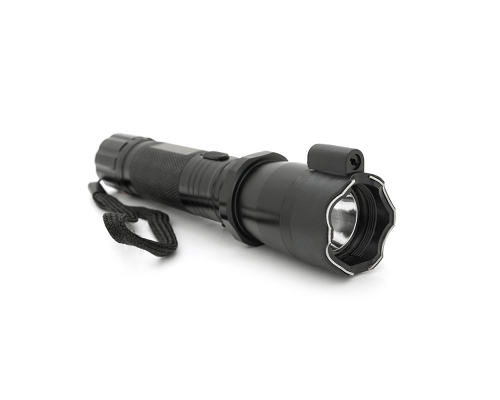 Ліхтар-шокер ручний BAILONG BL-DG-288, 1LED, 1 режим + лазер, Li-ion вбудований, Black, IP44, кабель живлення, BOX