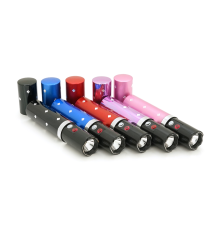 Ліхтар-шокер ручний BAILONG BL-1202, 1LED ХPE, 18650mah, Mix color, СЗУ, BOX