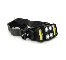 Налобний ліхтарик Voltronic K362, 4 led 5W, 2 Led Cob, red, sensor, 6 режими, корпус-пластик, водостійкий, ip44, живлення АКБ вбудований, USB Type-З кабель, 5000K, BOX