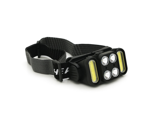 Налобний ліхтарик Voltronic K362, 4 led 5W, 2 Led Cob, red, sensor, 6 режими, корпус-пластик, водостійкий, ip44, живлення АКБ вбудований, USB Type-З кабель, 5000K, BOX