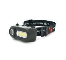 Налобний ліхтарик Voltronic KX-1804,2 Cob, White, 6 режимів, корпус: пластик, водостійкий, ip44, АКБ 18650, Type-C кабель, 6500K, BOX