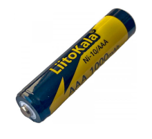 Акумулятор LiitoKala Ni-10/AAA 1.2V AAA 1000mAh NiMH Rechargeable Battery, 5 штук у shrink, ціна за shrink