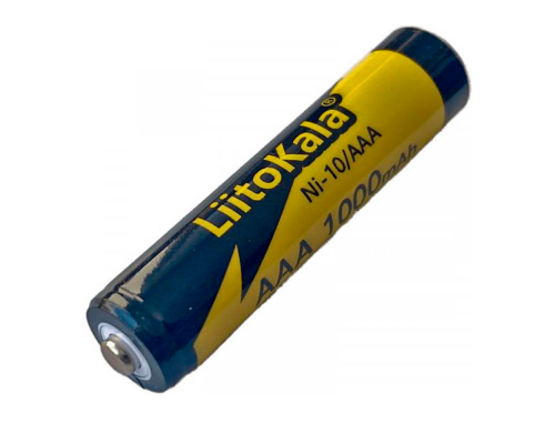 Акумулятор LiitoKala Ni-10/AAA 1.2V AAA 1000mAh NiMH Rechargeable Battery, 5 штук у shrink, ціна за shrink Акумулятор LiitoKala Ni-10/AAA 1.2V AAA 1000mAh NiMH Rechargeable Battery, 5 штук у shrink, ціна за shrink