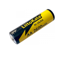 Акумулятор LiitoKala Ni-26/AA 1.2V AA 2600mAh NiMH Rechargeable Battery, 4 штуки в shrink, ціна за shrink