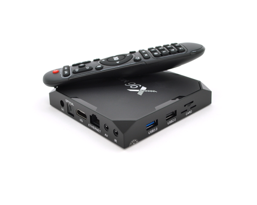 Медіа приставка X96-Max Plus6 4 / 32G Smart TV Box (Android 9.0, ОЗУ 4 Гб, 32Гб вбудованої пам'яті, 4-х ядерний процесор Amlogic 905 (2,0 ГГц)