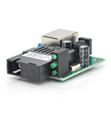 Плата-медіаконвертер Merlion mini A 155М-SC-3.3V, 1310 WDM одноволоконний Full/Half duplex, 12V, SC 20km (0+70°C), без блока живлення Q40