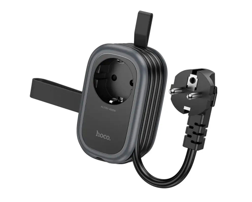 Фільтр HOCO NS7 на 1 розетку + 2 USB+ USB-C, 20W, кабель 1.1м, 220В, Black, Box