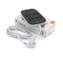 Мережевий фільтр LDNIO SC4407, 4 Розетки + 4 USB, 2 м, перетин 3х0,75мм, White, Box
