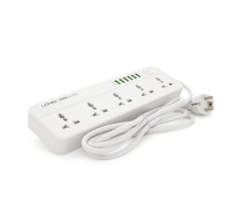 Мережевий фільтр LDNIO SС5614, 5 Розеток + 6 USB, 2 м, перетин 3х0, 75мм, White, Box