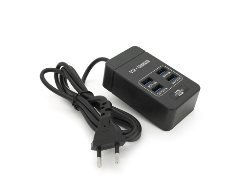 Мережевий фільтр ТВ-Т05, 4 USB, 1.5 м, перетин 3х0, 75мм, 2.1А, Black, Box Мережевий фільтр ТВ-Т05, 4 USB, 1.5 м, перетин 3х0, 75мм, 2.1А, Black, Box