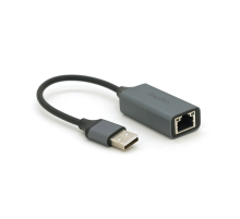 Контролер USB 2.0 to Ethernet VEGGIEG - Мережевий адаптер 10/100Mbps з проводом, RTL-8152B, White, Blister-Box