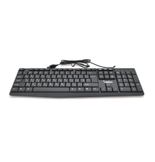 Клавиатура USB Merlion KB-ALFA, длина кабеля 135см, (Eng/Укр/Рус), (460х158х33 мм) Black, 104к, Q20