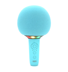 Бездротовий мікрофон XO-BE50, RGB Led, Blue, BOX